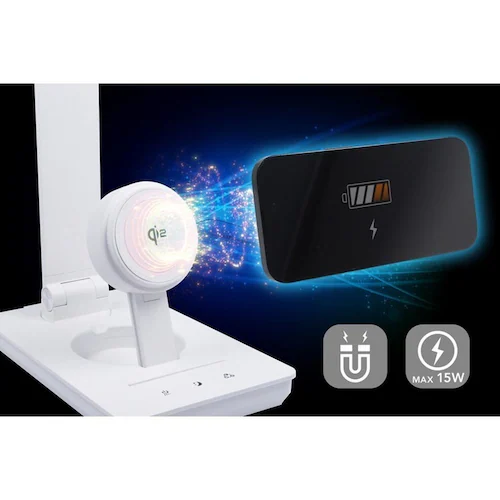 Lumixux デスクライト 15W無線給電規格Qi2対応 ホワイト DK-R116WH _4