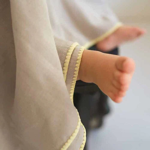 Lien de famille おくるみのベビーケーキ K01-00103 グレー_8