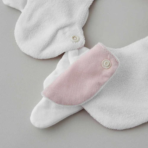 Lien de famille もこもこ天使スタイ K04-02306 ピンク_3