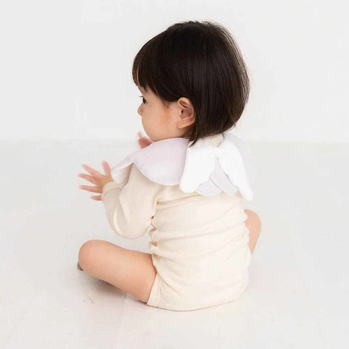 Lien de famille もこもこ天使スタイ K04-02306 ピンク_10