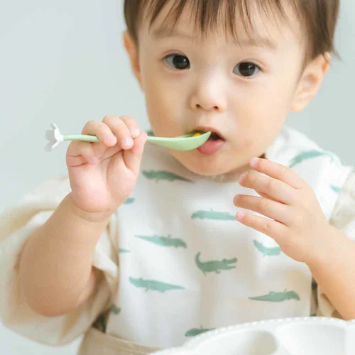 Lien de famille もぐもぐ防水エプロン K60-10612 ワニ_5