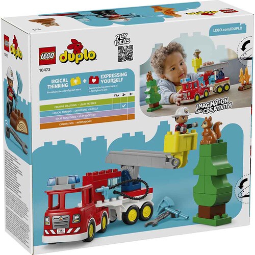 DUPLO ホース付き消防車と消防士 10473 【プラザセレクト】_4