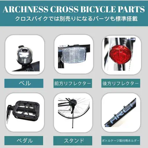 �A�C�g�� �y�����i���͂��z�N���X�o�C�N 700C 6�i�ϑ��@���� CRB7006V �}�b�g�u���b�N�y���Ԏw��s�z�y����s�z�y�����s�z_7