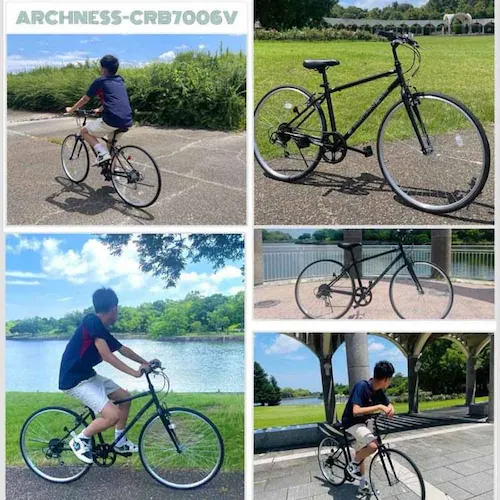 �A�C�g�� �y�����i���͂��z�N���X�o�C�N 700C 6�i�ϑ��@���� CRB7006V �}�b�g�u���b�N�y���Ԏw��s�z�y����s�z�y�����s�z_9