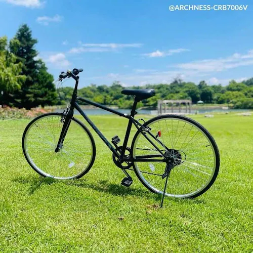 �A�C�g�� �y�����i���͂��z�N���X�o�C�N 700C 6�i�ϑ��@���� CRB7006V �}�b�g�u���b�N�y���Ԏw��s�z�y����s�z�y�����s�z_12