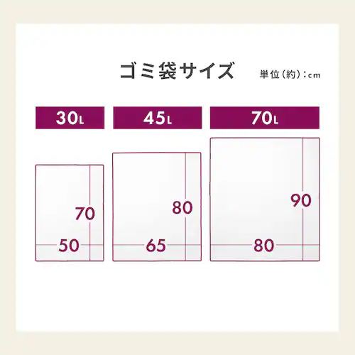 スマートエール 厚手乳白ゴミ袋 30L 100枚 0.02mm_9