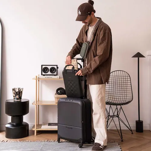 Rollink/���[�����N Flex Light�X�[�c�P�[�X 40L 850047453037 �O���[_14