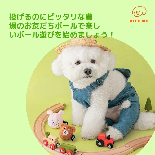 農場のお友だちボールおもちゃ くま_3