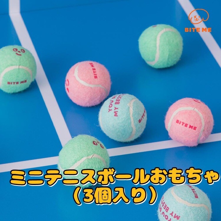 ミニテニスボールおもちゃ（3個入り） 7343445│アイリスオーヤマ公式