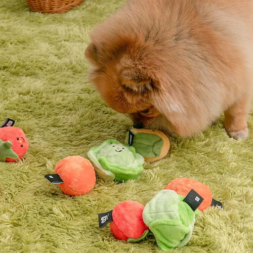 野菜畑ボールおもちゃ2個セット トウモロコシ&ニンジン_7