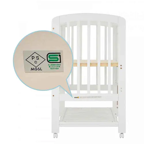 KATOJI ハイポジションミニベビーベッドII アーチ 02516 ナチュラル_10