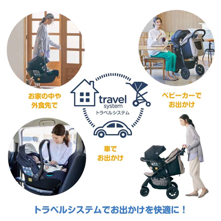 joie Joie ベビーカー ライトトラックス 3 DLX 41427 ブラック 7343471