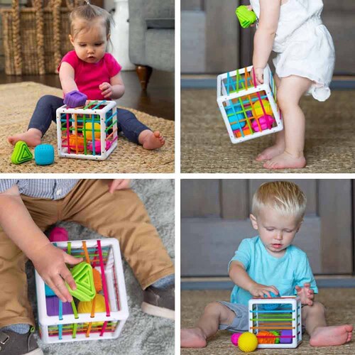 赤ちゃん おもちゃ 指先知育 ゴムボックス イニービン Inny Bin FA251-1_8