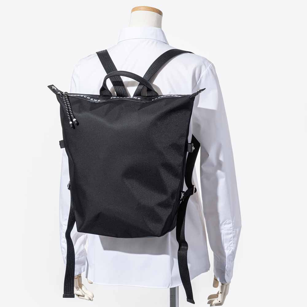 LONGCHAMP リュック ルプリアージュ エナジー L Noir 【プラザセレクト