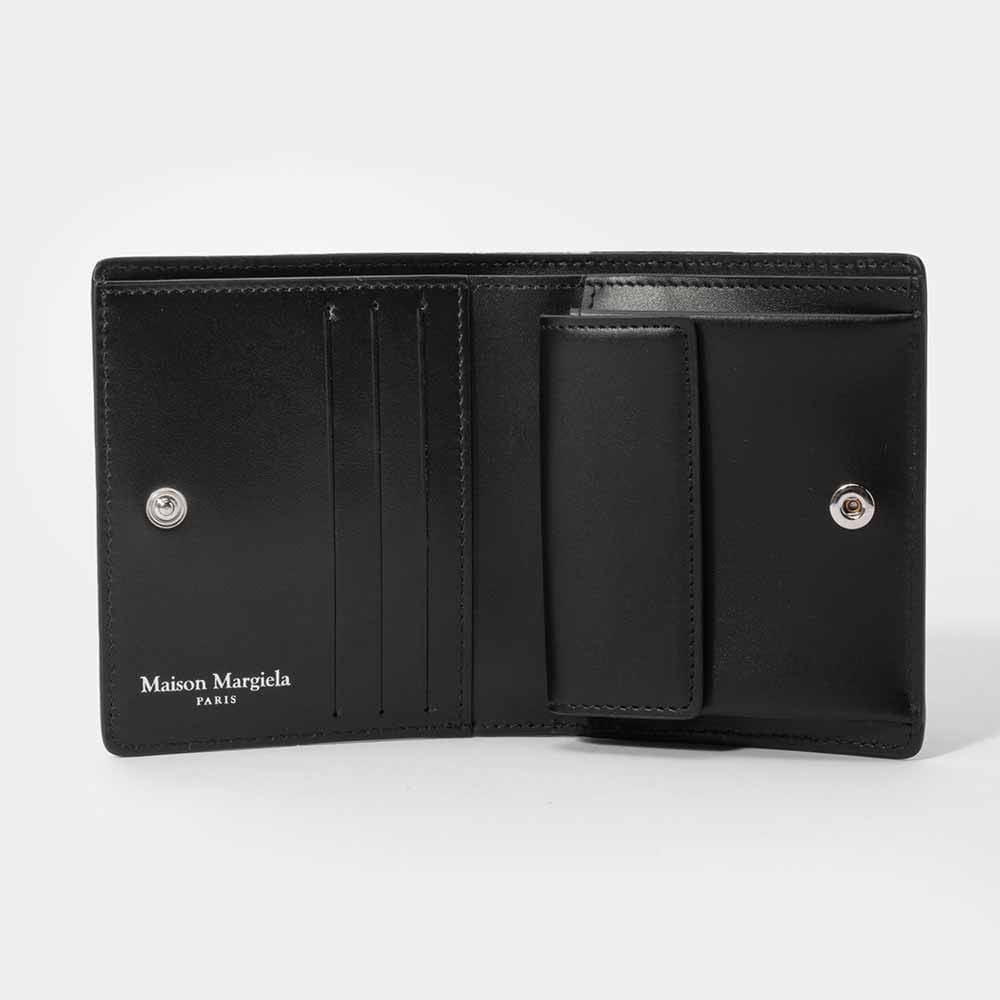 MAISON MARGIELA 二折財布 SA3UI0007-P4745 Black 【プラザセレクト