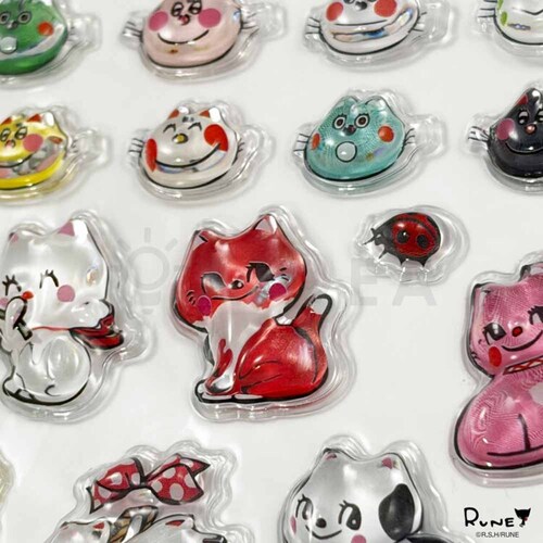 �y6���Z�b�g�zPUKPUK JELLY ���̃V�[�� THE DOG CAT_10