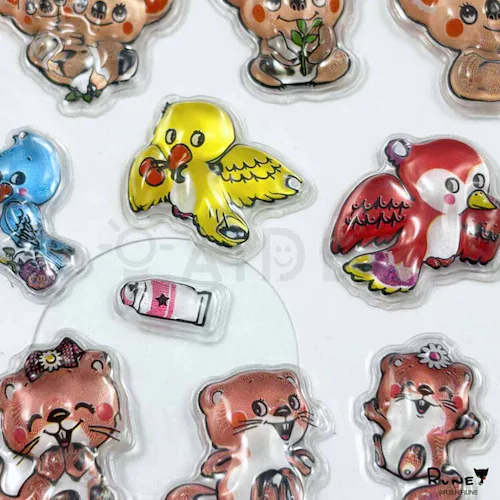 �y6���Z�b�g�zPUKPUK JELLY ���̃V�[�� THE DOG CAT_11