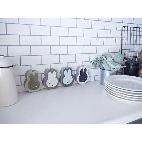 ミッフィー 不織布スポンジ4Pセット _7