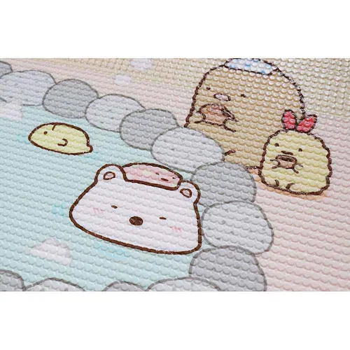 すみっコぐらし ミニお風呂マット42.5×60cm すみっコの湯 _2