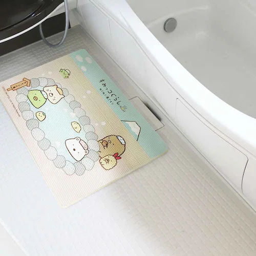 すみっコぐらし ミニお風呂マット42.5×60cm すみっコの湯 _3