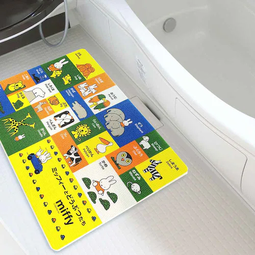 お風呂マット60×85cm すみっこぐらしのあいうえおひょう_2