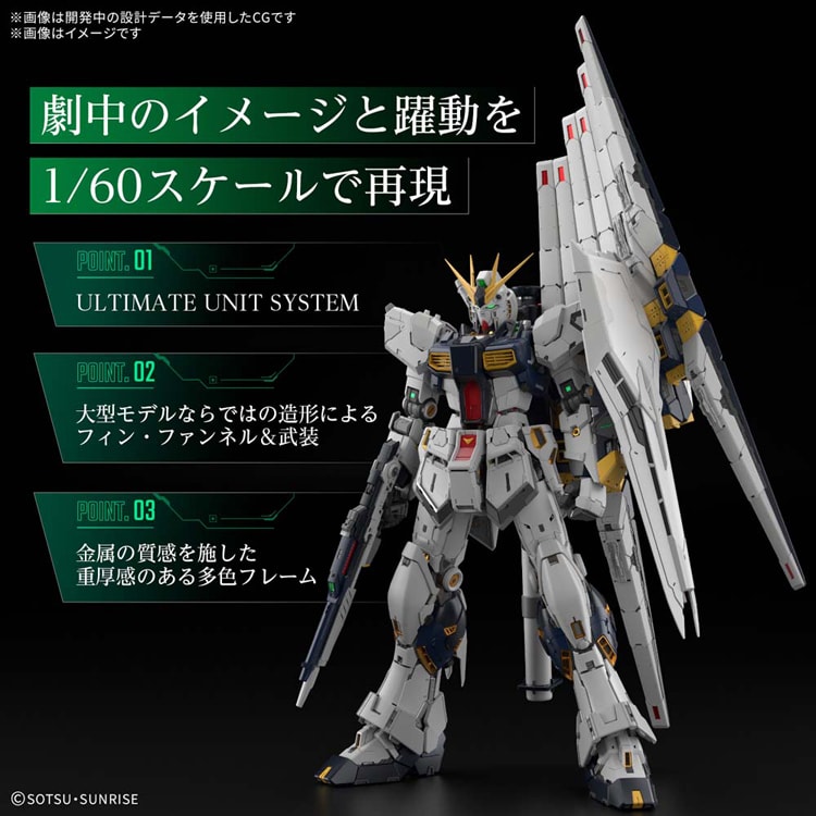 PG UNLEASHED 1/60 νガンダム 691910 7344079│アイリスオーヤマ公式
