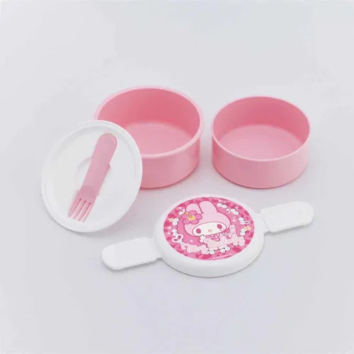 スケーター 丸型2段ランチボックス 500ml ONWR1 Nuiパン_9