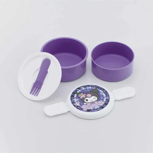 スケーター 丸型2段ランチボックス 500ml ONWR1 Nuiパン_10