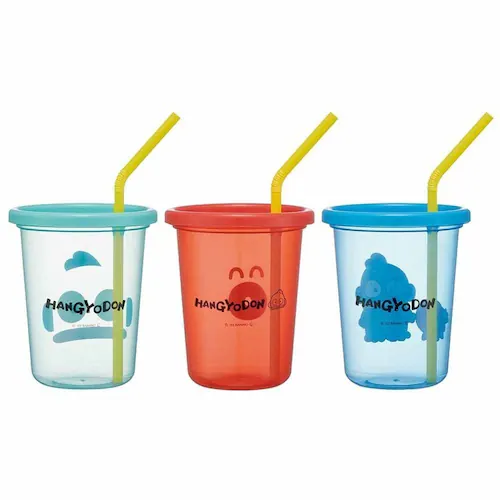 スケーター プラスチックタンブラー 3個セット SIH3ST はんぎょどん_6