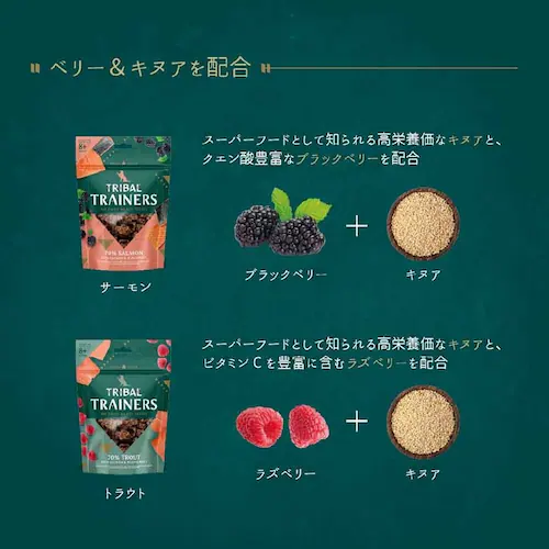 トライバル エアドライトリーツ 80g サーモン_3