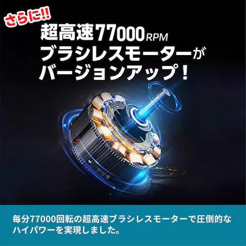 AERO TOOLS AERO TOOLS 電動ジェットブロワー MK-2 スターターセット he-tol11aero102-SET-BLUE ブルー【プラザセレクト】_4
