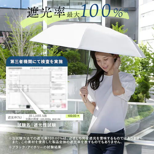 スマートエール 軽量 晴雨兼用傘 55cm ブルーグレー_5