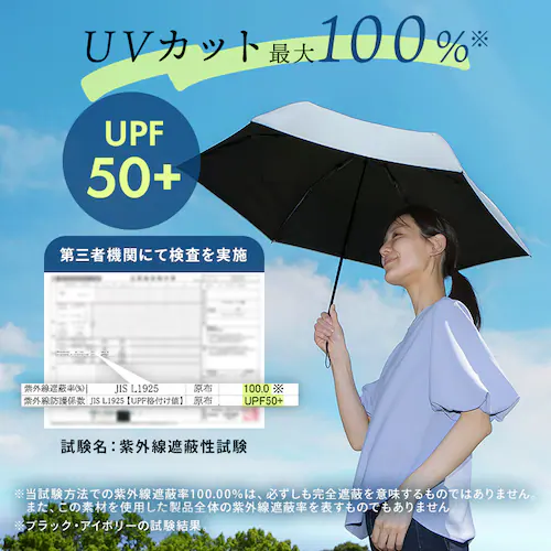 スマートエール 軽量 晴雨兼用傘 55cm ブルーグレー_7