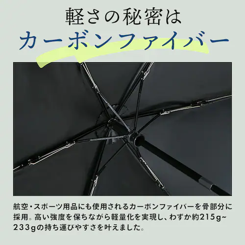 スマートエール 自動開閉 晴雨兼用傘 55cm ブラック_4