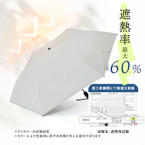 スマートエール 自動開閉 晴雨兼用傘 55cm ブラック_7