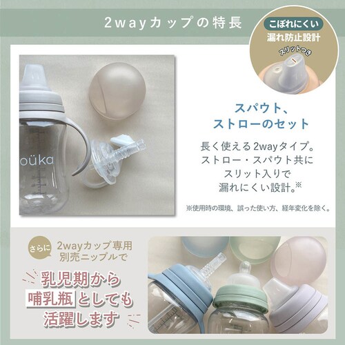 nouka nouka2Wayカップ スパウトストロー NK-CSS005-1 ブルーム_5