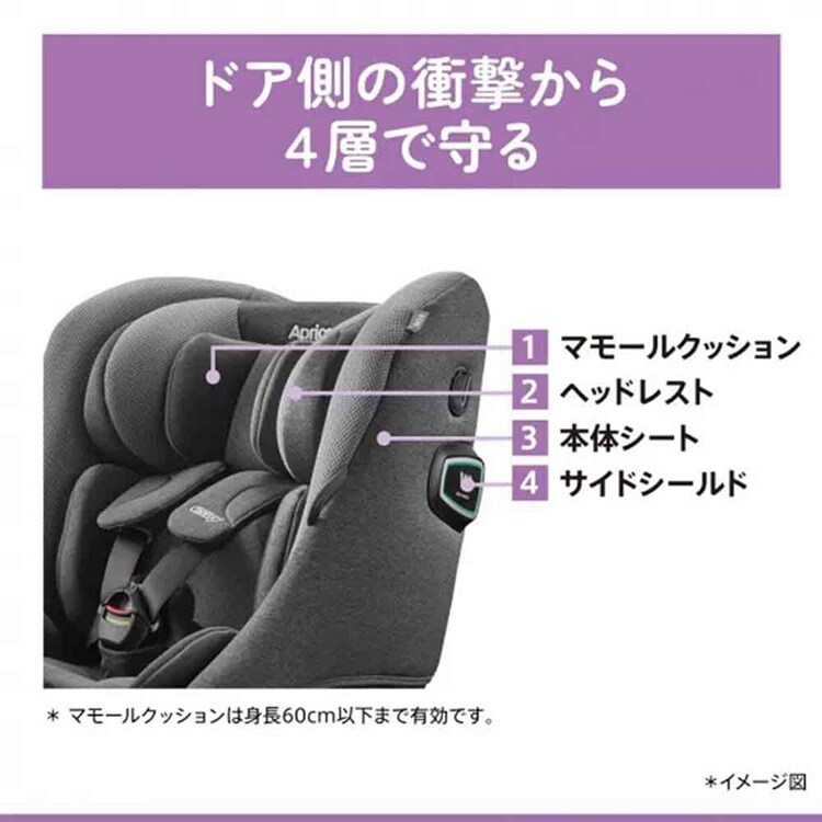 アップリカ クルリラ プライト ナイトグレー 7345933│アイリス