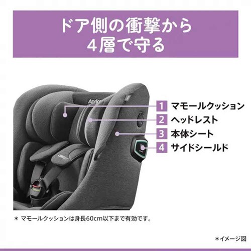 アップリカ クルリラ プライト ナイトグレー_3