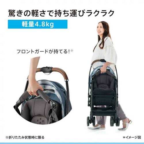 アップリカ ラクーナエアー プラス グレー_6