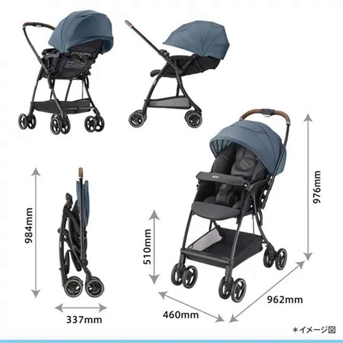 アップリカ ラクーナエアー プラス グレー_15