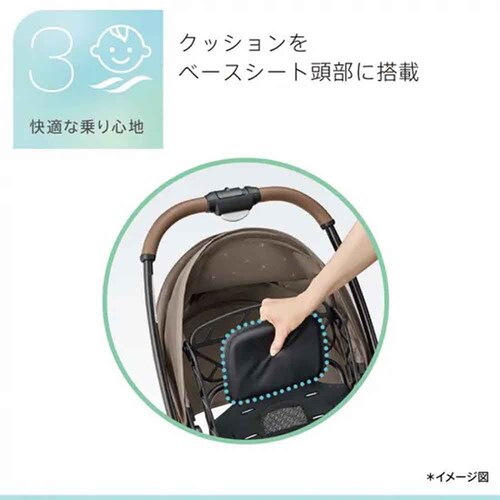 Aprica カルーンエアー メッシュ AC ベージュ_3