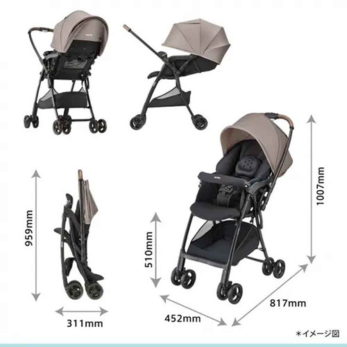 Aprica カルーンエアー メッシュ AC ベージュ_13