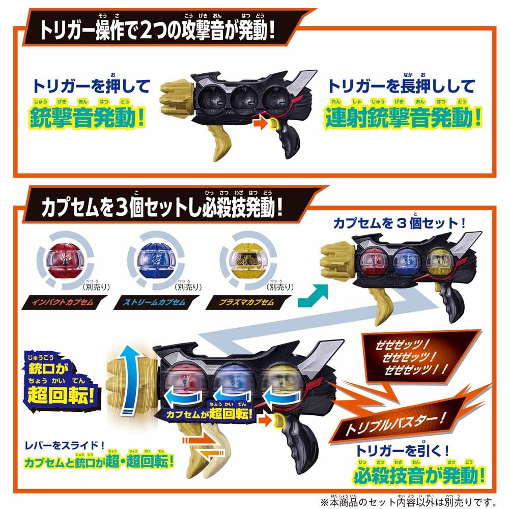 仮面ライダー ゼッツ バンダイ DXトリプルゼッツァー 7345959