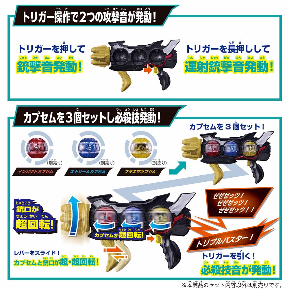仮面ライダー ゼッツ バンダイ DXトリプルゼッツァー＆デュアルメア