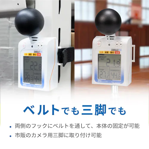 熱中症指数計 熱中症指数モニター WBGT測定器 みはりん坊プロ 業務用 黒球形 AD-5698B_3
