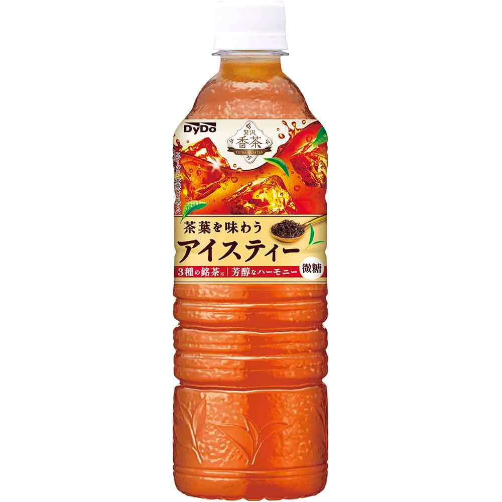 24本】Dydo 贅沢香茶 アイスティー 525ml【前払い不可】【代引き不可