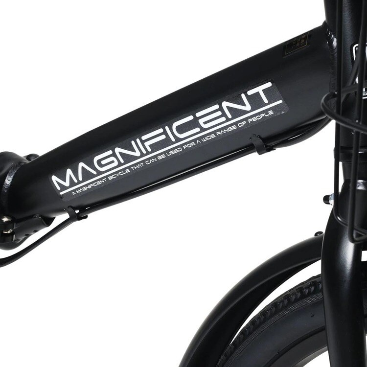 折りたたみ自転車MAGNIFICENT 206HD ブラック【時間指定不可】【代引