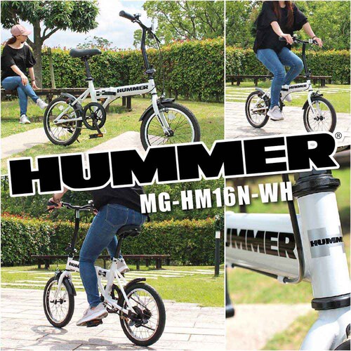 HUMMER �m�[�p���N 16�C���`�܏�ݎ��]�� �z���C�g MG-HM16N-WH �y���Ԏw��s�z�y����s�z�y�����s�z_10