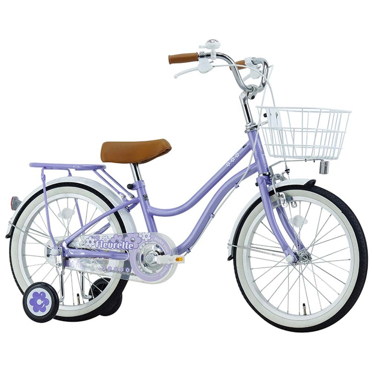 セール販売!!! 子供用自転車 ラベンダー 18インチ 完成車】フルーレット・キッズ 18インチ 子供用自転車 FLT18A