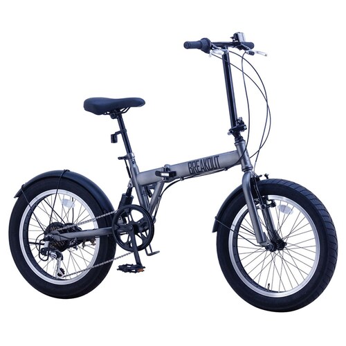 【完成車】ブレイクアウト・ブート 折り畳み自転車 BRBT206 ブラック【時間指定不可】【代引不可】【同梱不可】_2